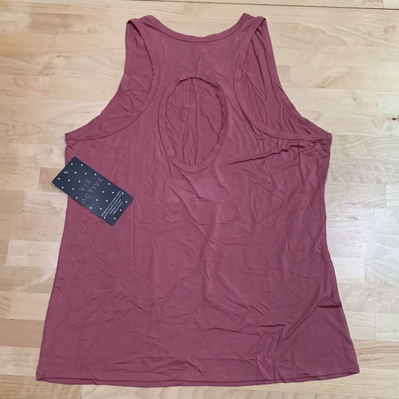 Vie Active Ashleigh Tank 2.0 top. Dusty rose. XL. NWT. Yoga Club. - Picture 2 of 6